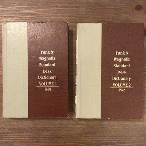 Vintage Funk & Wagnalls Standard Desk Dictionary